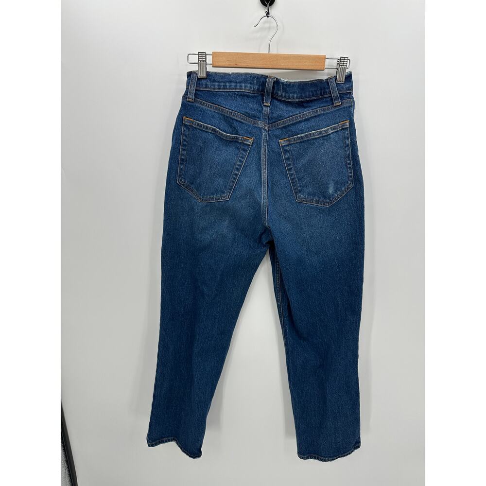 Abercrombie & Fitch 90s Straight Ultra High Rise Curve Love Jeans Blue 28 6XS - Picture 2 of 8
